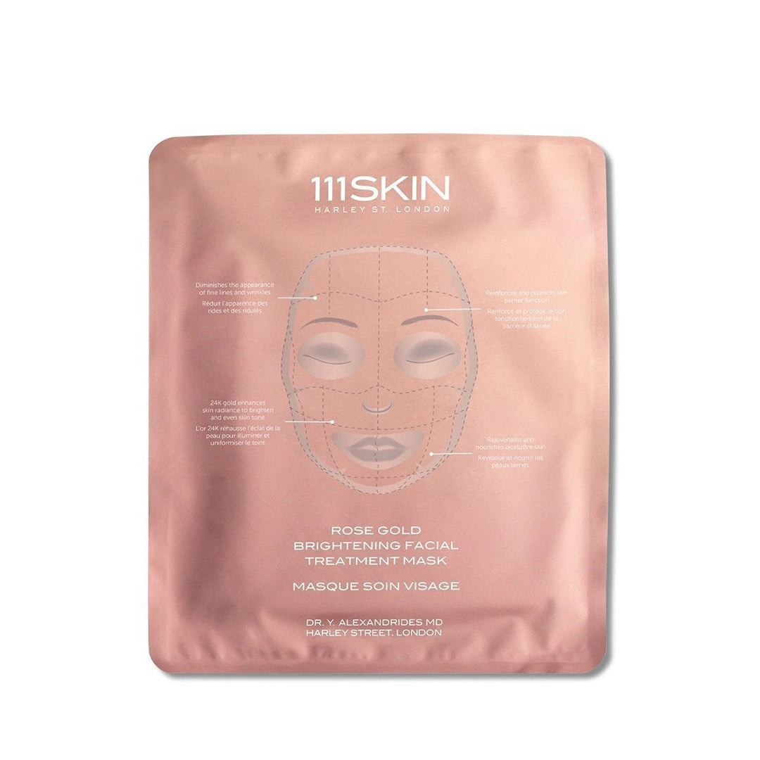 111SKIN Rose Gold Brightening Facial Mask Set, 5 x 30ml